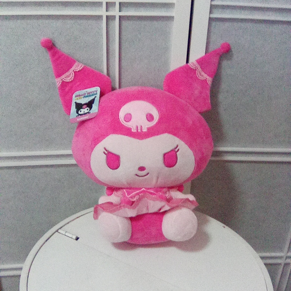 Hello Kitty and Friends Pink Kuromi 14" Plush